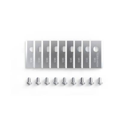 TerraMow Komplet 27 sztuk ostrzy wymiennych do V1000, V600, S1200, S800